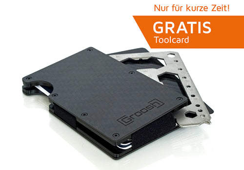 Cardholder Carbon Sonderaktion inkl. Toolcard Pro